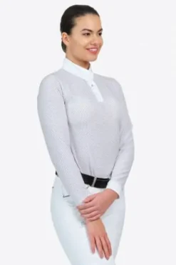 New Polo de concours PALAIS ROYAL - - Manches longues Femme La Cavalière En Concours|La Femme En Concours