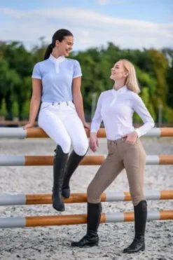 New Polo de concours PALAIS ROYAL - - Manches longues Femme La Cavalière En Concours|La Femme En Concours