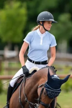 Hot Polo de concours PALAIS ROYAL - - Manches courtes Femme La Cavalière En Concours|La Femme En Concours