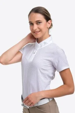 Hot Polo de concours PALAIS ROYAL - - Manches courtes Femme La Cavalière En Concours|La Femme En Concours