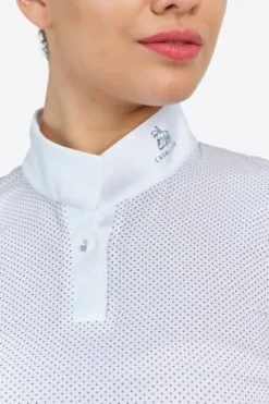 Hot Polo de concours PALAIS ROYAL - - Manches courtes Femme La Cavalière En Concours|La Femme En Concours