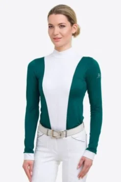 Clearance Polo de concours QUEEN - - Manches longues Femme La Cavalière En Concours|La Femme En Concours