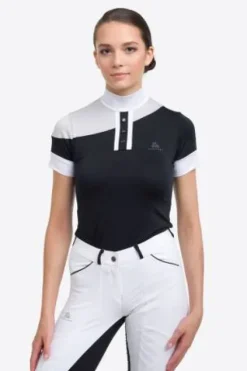 Discount Polo de concours équestre HIGH TECH OVAL - - Haute performance Femme La Cavalière En Concours|La Femme En Concours