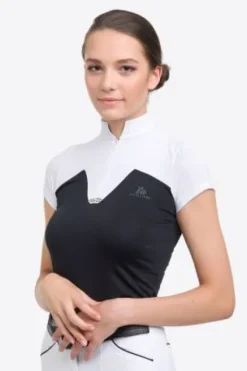 Online Polo de concours équestre POP - - Manches courtes Femme La Cavalière En Concours|La Femme En Concours