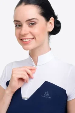 Online Polo de concours équestre POP - - Manches courtes Femme La Cavalière En Concours|La Femme En Concours