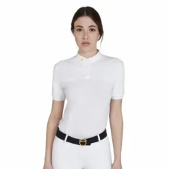 Clearance Polo de concours slim fit technique - Femme La Cavalière En Concours|La Femme En Concours