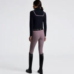 Clearance Polo d'entraînement polaire col roulé - Femme Tenue D'Équitation Homme·Polos Et Chemises|Tenue D'Équitation Femme·Polos Et Chemises