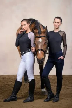 Clearance Polo d'équitation ALLORE - - Manches courtes Femme Tenue D'Équitation Femme·Polos Et Chemises