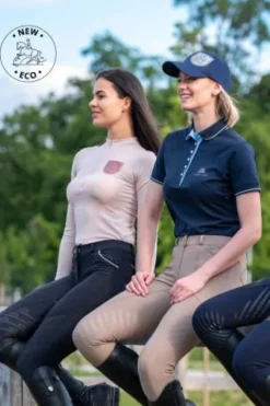 Clearance Polo d'équitation fonctionnel LONDON - - Coton doux Femme Tenue D'Équitation Homme·Polos Et Chemises|Tenue D'Équitation Femme·Polos Et Chemises