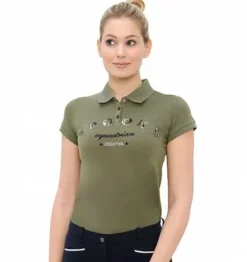Hot Polo Elli - Femme Tenue D'Équitation Femme·Polos Et Chemises