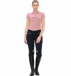 Hot Polo Elli - Femme Tenue D'Équitation Femme·Polos Et Chemises