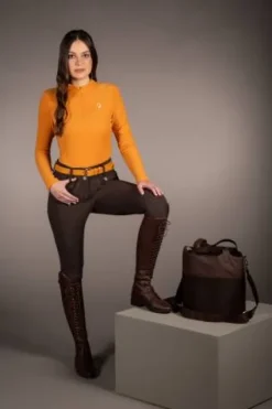 New Polo manches longues Arezzo Soft - - Tissu respirant Femme Tenue D'Équitation Homme·Polos Et Chemises|Tenue D'Équitation Femme·Polos Et Chemises