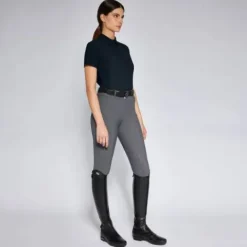 Outlet Polo Perforated Insert - Femme Tenue D'Équitation Femme·Polos Et Chemises