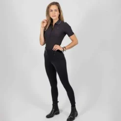 Polo technique d'équitation 4-Ever - Femme Tenue D'Équitation Femme·Polos Et Chemises