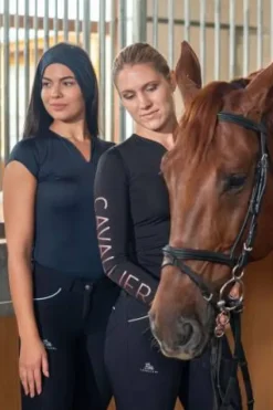 Outlet Polo technique d'équitation manches courtes - - Performance légère Femme Tenue D'Équitation Femme·Polos Et Chemises