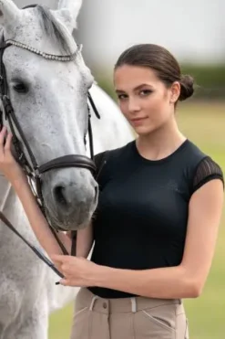 Discount Polo technique d'équitation CASUAL CONTESSA - - Manches courtes Femme Tenue D'Équitation Femme·Polos Et Chemises