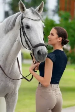 Discount Polo technique d'équitation CASUAL CONTESSA - - Manches courtes Femme Tenue D'Équitation Femme·Polos Et Chemises