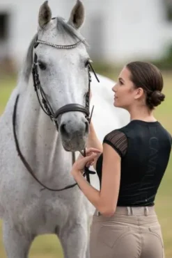 Discount Polo technique d'équitation CASUAL CONTESSA - - Manches courtes Femme Tenue D'Équitation Femme·Polos Et Chemises