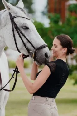 Discount Polo technique d'équitation CASUAL CONTESSA - - Manches courtes Femme Tenue D'Équitation Femme·Polos Et Chemises