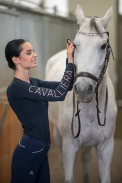 Online Polo technique manches longues Rose Gold - - Performance Femme Tenue D'Équitation Femme·Polos Et Chemises