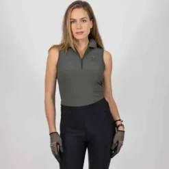Online Polo technique sans manches 4-Ever - Femme Tenue D'Équitation Femme·Polos Et Chemises