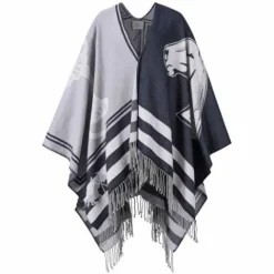 Outlet Poncho Vivianne - Femme Tenue D'Équitation Femme·Sweat Shirt, Polaire Et Pull Femme