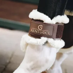 Hot Protèges-boulets jeunes chevaux avec mouton synthétique - Kentucky Protège-Boulets