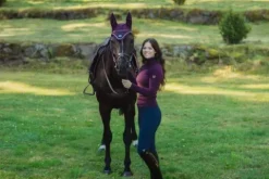 Best Pull coll roulé Purple Gold - Femme Tenue D'Équitation Femme·Sweat Shirt, Polaire Et Pull Femme