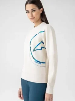 Best Pull d'équitation col rond Ezzy - - Polaire douce Femme Tenue D'Équitation Femme·Sweat Shirt, Polaire Et Pull Femme