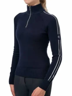 Online Pull tricot col roulé Fine Knit Luxe - Femme Tenue D'Équitation Femme·Sweat Shirt, Polaire Et Pull Femme