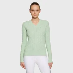 New Pullover Twisted Lisa SS25 Samashield Femme Tenue D'Équitation Femme·Sweat Shirt, Polaire Et Pull Femme