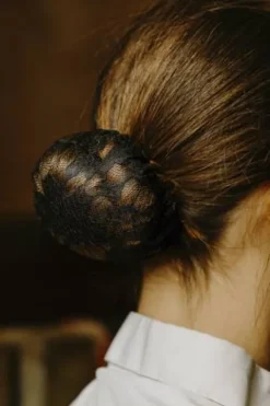 Discount Resille dentelle noire Femme Tenue De Concours Femme·Résilles Cheveux|Les Accessoires De Concours·Résilles De Cavalière