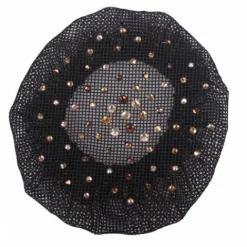 Hot Resille noire stones Femme Tenue De Concours Femme·Résilles Cheveux|Les Accessoires De Concours·Résilles De Cavalière