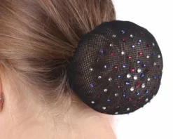 Hot Resille noire stones Femme Tenue De Concours Femme·Résilles Cheveux|Les Accessoires De Concours·Résilles De Cavalière