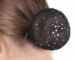 Hot Resille noire stones Femme Tenue De Concours Femme·Résilles Cheveux|Les Accessoires De Concours·Résilles De Cavalière