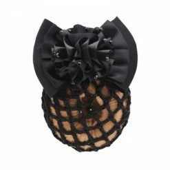 Résille barette Flower Glitter - - Strass Femme Tenue De Concours Femme·Résilles Cheveux|Les Accessoires De Concours·Résilles De Cavalière