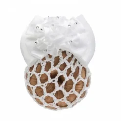 Résille barette Flower Glitter - - Strass Femme Tenue De Concours Femme·Résilles Cheveux|Les Accessoires De Concours·Résilles De Cavalière