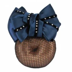 Clearance Résille barette strass - - Finition velours Femme Tenue De Concours Femme·Résilles Cheveux|Les Accessoires De Concours·Résilles De Cavalière