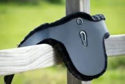 Sangle bavette cuir et mouton synthétique Sangles