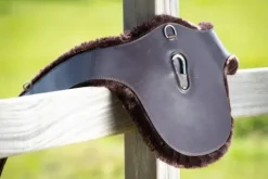 Sangle bavette cuir et mouton synthétique Sangles