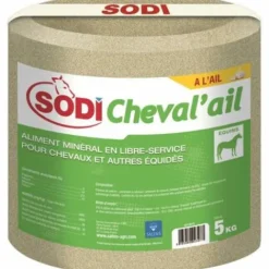cheval'ail 5kg - Bloc à lécher Bloc À Lécher / Pierre À Sel|Forme Et Performances·Vitamines Et Minéraux
