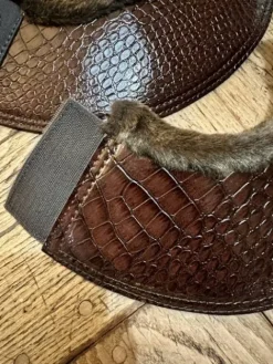 Discount SUPERBES CLOCHES MARRON IMMITATION CROCO Cloches Et Protèges-Glomes