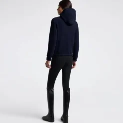 Clearance Sweat à capuche polaire zippé - - Performance et élégance Femme Tenue D'Équitation Femme·Sweat Shirt, Polaire Et Pull Femme