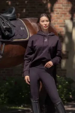 Discount Sweat à capuche Sparkle Heritage 2025 - - Coton pailleté Femme Tenue D'Équitation Femme·Sweat Shirt, Polaire Et Pull Femme