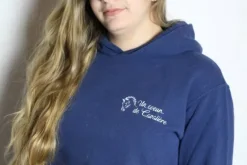 New Sweat à capuche Marine Enfant Enfant Tenue D'Équitation Enfant·Sweat Shirt, Polaire Et Pull Enfant