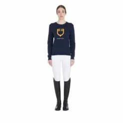 Online Sweat à col rond avec logo - Femme Tenue D'Équitation Femme·Sweat Shirt, Polaire Et Pull Femme