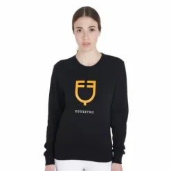 Online Sweat à col rond avec logo - Femme Tenue D'Équitation Femme·Sweat Shirt, Polaire Et Pull Femme