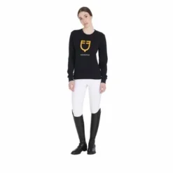 Online Sweat à col rond avec logo - Femme Tenue D'Équitation Femme·Sweat Shirt, Polaire Et Pull Femme
