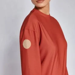 Hot Sweat Diagonal Weave col rond - Femme Tenue D'Équitation Femme·Sweat Shirt, Polaire Et Pull Femme