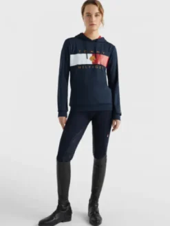 Hot Sweat Flag Performance - Femme Tenue D'Équitation Femme·Sweat Shirt, Polaire Et Pull Femme